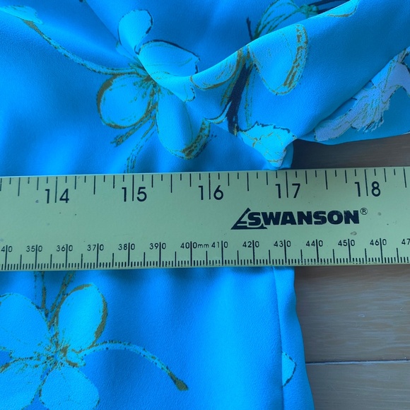 Loft Women Floral 3/4 Sleeve Blouse - Picture 9 of 11